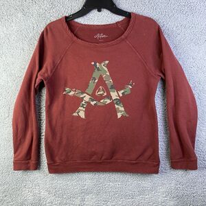 Active Ride Shop Women's Size Small Crew Neck Sweatshirt Burgandy Skateboarding